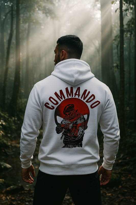Commando Tactical Hoodie – Midnight Black