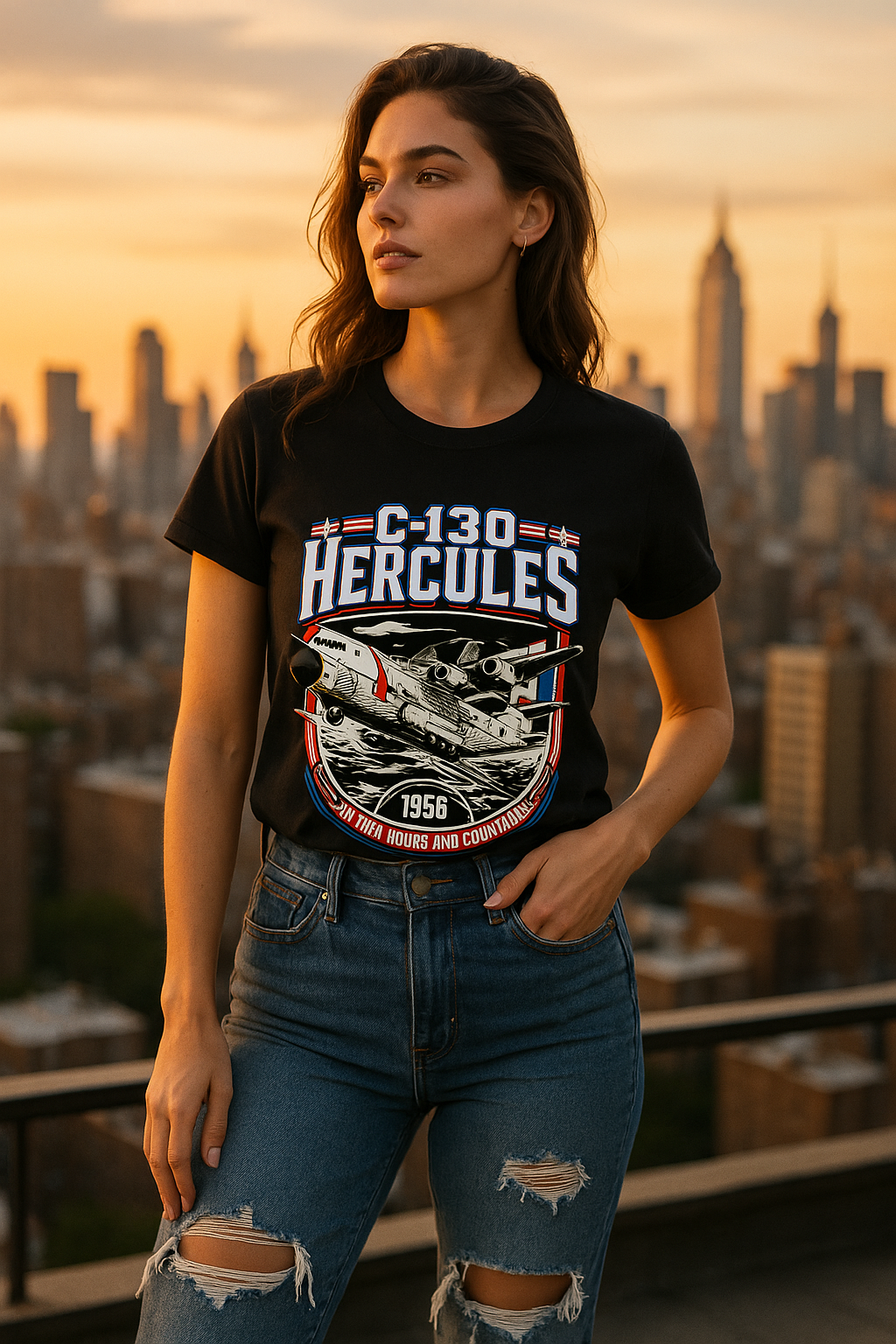 Sky Titan – C-130 Hercules Graphic Tee