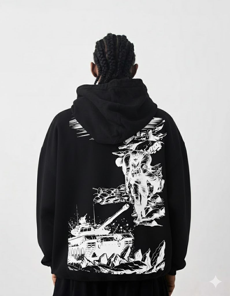 Combat Back Print Valour Hoodie