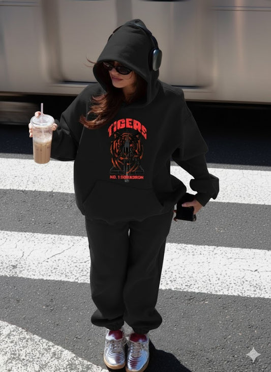 Tigers Plain Winter Hoodie