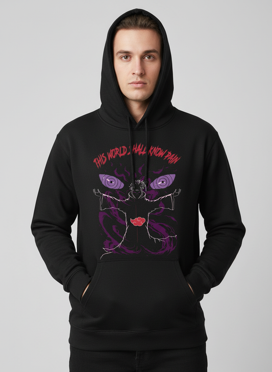 "This World Shall Know Pain” Akatsuki Hoodie