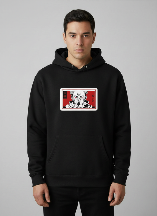 Ryomen Sukuna Curse Mark Graphic Hoodie