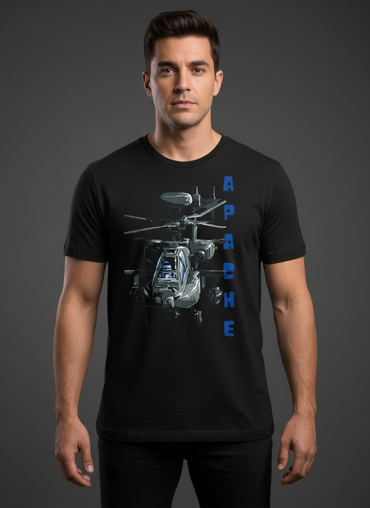 Unleash the might and honor of the Indian Air Force with this exclusive Apache helicopter apparel. Inspired by the legendary AH-64E Apache—India’s most advanced attack chopper—this piece is a salute to high-octane power and precision.